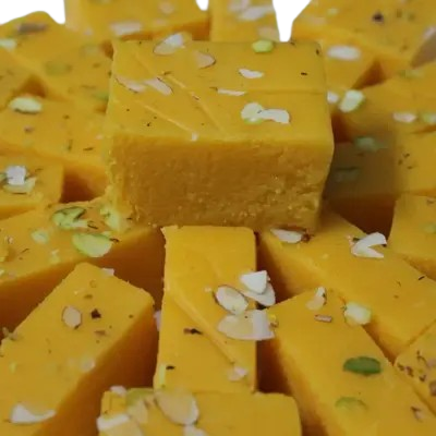 Badam Butter Burfi/Traditional Badam Burfi